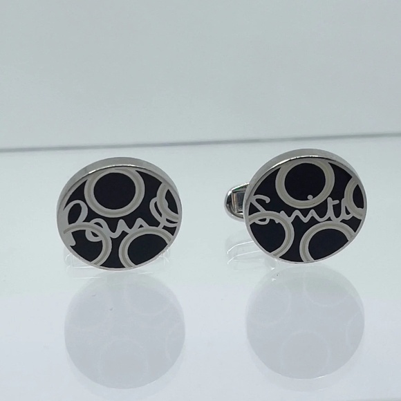 Paul Smith signature enamel Cufflinks - Picture 3 of 4